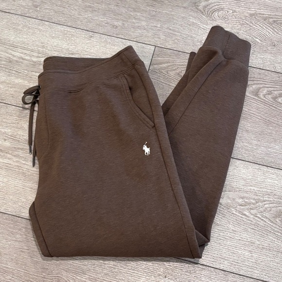 Polo Ralph Lauren Other - Polo Ralph Lauren Joggers Mens Large Brown Fleece Pony Logo Sweatpants Lounge